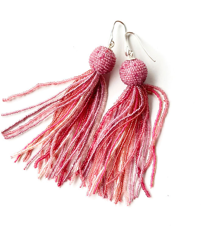 4403 | Ohrhänger mit Fransen, verschiedene Modelle